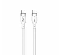 HyperJuice - Câble USB - USB-C (M) pour USB-C (M) - USB 2.0 - 2 m - gamme de puissance étendue (EPR), Alimentation USB (240 W) - blanc
