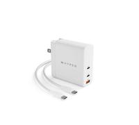 HYPER HJG140WW, Intérieur, AC, 2 m, Blanc Le CHARGEUR GAN HYPER HYPERJUICE 140 W - GLOBAL - CHARGEUR ADAPTATEUR MULTI-PORT est un