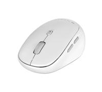 HYPER HS2100GL Souris Bluetooth 2400 DPI 6 Boutons Programmables Droitier Gris/Blanc, molette verticale, compatible Windows/macOS/iPadOS/ChromeOS