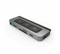 HyperDrive 6-in-1 USB-C Media Hub - Station d'accueil - USB-C - HDMI - pour Apple 10.9-inch iPad Air (4th generation, 5th generation); 11-inch iPad Pro (1st generation, 2nd generation, 3rd...