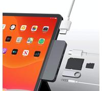 Hyper - Hyperdrive Hub Usb-C 6 En 1 Pour Ipad Pro/Air ¿ Prise Audio 3,5 Mm, Usb-A, Sd, Micro Sd, Usb-C, Hdmi ¿ Gris Sidéral Hd319B-Gray[Z1465]