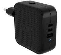 Targus Hyperjuice - Adaptateur Secteur - Gan - 70 Watt - Power Delivery 3.0 + Pps, Quick Charge 3.0 - 3 Connecteurs De Sortie (2 X Usb-C, Usb) - Noir