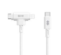 HYPER HyperJuice câble USB USB 2.0 1,5 m USB C USB C/Lightning Blanc