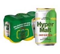 HYPER MALT - Boisson au malt en canette -(6 X 330 ML)