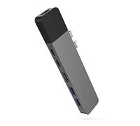 Hyper Net 6 en 2 Dock pour MacBook Pro Touch Bar 6 Ports USB - Gris