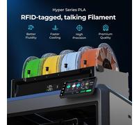 Hyper Rfid Pla Filament 1,75 Mm Pour Imprimante 3D K2 Plus Combo, Haute Vitesse 30-600 Mm/S, 1Kg (2,2 Lb)/Bobine Prenant En Charge Cfs, Convient À La Plupart Des Imprimantes 3D (Ro[PLA9180759]