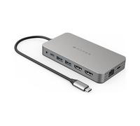 Hyper by Sanho Hub USB-C HyperDrive HDM1H-GL - 10-en-1 Double HDMI 4K Gris