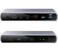 HYPER Station daccueil Thunderbolt™ 4 HyperDrive Convient pour les marques: universel alimentation USB-C®, lecteur de cartes intégré