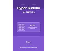 Hyper Sudoku - 100 Easy Puzzles - VOL1: 100 Puzzles - 5x8
