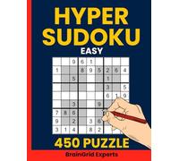 Hyper Sudoku Puzzle Book for Adults Vol. 1: 450 Easy Windoku Puzzles to Challenge Your Mind: Fun and Relaxing Four-Box Sudoku Variants (Also Known as Windoku, NRC Sudoku, or Extra Region Sudoku)