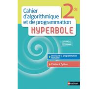 Jean-Marc Lécole et Bernard Chrétien – Cahier d'algorithmique et de programmation Hyperbole 2de