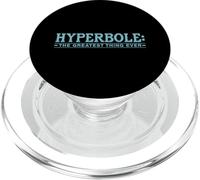 Hyperbole The Greatest Thing Ever Blague littéraire Amusante PopSockets PopGrip pour MagSafe