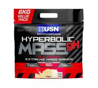 Hyperbolic Mass 6000g Vanille USN Gainers - Prise de Masse