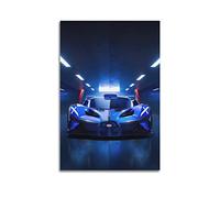 Hypercar Poster pour voiture de course Bugatti Bolide, Supercar - Poster décoratif sur toile - Impression moderne pour chambre à coucher - 30 x 45 cm
