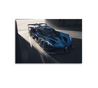 Hypercar Poster pour voiture de course Bugatti Bolide, Supercar - Poster décoratif sur toile - Impression moderne pour chambre à coucher - 50 x 75 cm