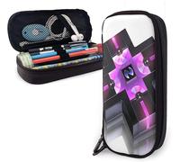 Hyperdimension Neptunia Neptune Trousse En Cuir Durable Avec Fermeture Éclair Pour Fournitures Scolaires Et De Bureau