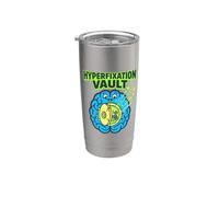 Hyperfixation Vault Nerd Humour Brain Gaming Obsession Gamer Gobelet isotherme en acier inoxydable double paroi