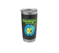 Hyperfixation Vault Nerd Humour Brain Gaming Obsession Gamer Gobelet isotherme en acier inoxydable double paroi