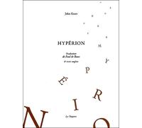 Hypérion - John Keats - La Dogana - broché - Poésie