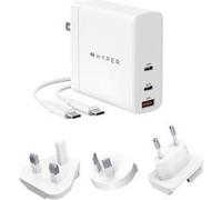 Hyper Adaptateur secteur HyperJuice HJG140WW GaN 140W PD 3.1 QC 3.0 USB + 2x USB-C Blanc