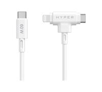 HyperJuice - Câble Lightning - USB-C mâle pour Lightning, USB-C mâle - 1.5 m - blanc