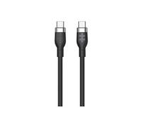 HyperJuice - Câble USB - 24 pin USB-C (M) pour 24 pin USB-C (M) - USB 2.0 - 1.5 m - USB Power Delivery (60W), gamme de puissance étendue (EPR) - noir