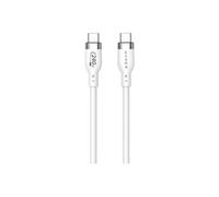 HyperJuice - Câble USB - 24 pin USB-C (M) pour 24 pin USB-C (M) - USB 2.0 - 2 m - gamme de puissance étendue (EPR), Alimentation USB (240 W) - blanc