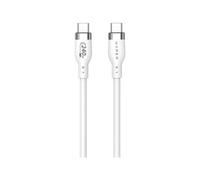 HyperJuice - Câble USB - USB-C (M) pour USB-C (M) - USB 2.0 - 2 m - gamme de puissance étendue (EPR), Alimentation USB (240 W) - blanc