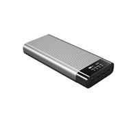 HyperJuice HJ245B - Banque d'alimentation - USB-C - 27000 mAh - 245 watt - PD 2.0, PD 3.0, QC 2.0, QC 3.0, Apple 2.4A, QC 4.0+ - 4 connecteurs de