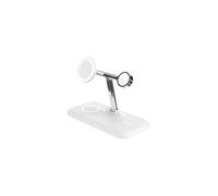HyperJuice Next - Support de chargement sans fil - 4 en 1 + adaptateur secteur - 15 Watt - 3 A - Fast Charge - 4 connecteurs de sortie - blanc