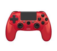 Manette de jeu sans fil - Hyperkin - NuForce - Compatible PS4, PS3, PC, Mac - Bluetooth - Retour de vibration Rouge
