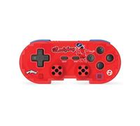 Hyperkin Édition limitée Pixel Art Manette Bluetooth officielle Miraculous Edition - Sous licence officielle - Pour Nintendo Switch®, PC, Mac®, Android®, iOS (LadyBug)
