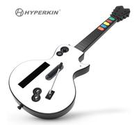 Hyperkin Hyper Strummer Manette de guitare Wii sans fil compatible avec les jeux Guitar Hero et Rock Band (sauf Rock Band 1) avec sangle