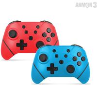 Hyperkin Hyperkin Armor3 Nuchamp Wireless Controller Twin Pack Nintendo Switch Bleu / Rouge Menthe Unisex