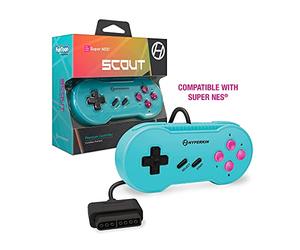 Hyperkin Manette Premium « Scout » pour Super NES (Hyper Beach) Funtoon Édition Collector - Super NES