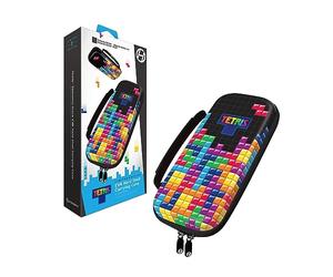 Hyperkin Tetris® Étui de Transport Rigide en EVA pour Nintendo Switch® OLED Model / Nintendo Switch® (Heart Drop) (Tetrimino Stack), Pile de tétrimino, Classique-Rencontre Moderne