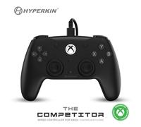 Hyperkin The Competitor Manette filaire pour Xbox Series X|S, Xbox One et PC - Joysticks à effet Hall et déclencheurs d'impulsion, disposition symétrique, USB-C, anti-dérive, D-Pad de précision