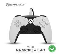 Hyperkin The Competitor Wired Controller for Xbox Series X|S, Xbox One & PC - Officially Licensed Xbox, Hall Effect Joysticks & Impulse Triggers, Symmetrical Layout, Precision D-Pad, Back Buttons (White)