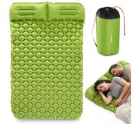 HyperMotion Campmat 2 Matelas Camping 2 Personnes 190x120 cm, Vert