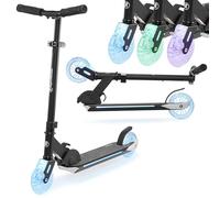 HyperMotion Ice Flash Trottinette Enfant LED 125mm - Pliable, Guidon Réglable, Frein Flex-Fender - pour Filles et Garçons 5+ Ans, Max 50kg, Éclairage Intelligent