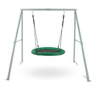 HyperMotion Nid de balançoire de Jardin avec Cadre - Amusement et détente en Plein air sûrs pour Les Enfants avec Design Durable