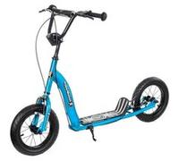 HyperMotion Trottinette pour Enfants + 8 Ans (Charge Max 50 Kg) - Trottinette de Ville pour Filles et Garçons Freins à Deux Mains - Roues Gonflables 30 cm Cadre en Acier Robuste - Cerise