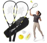 Jeu de badminton rapide hypermotion crossminton 2 raquettes set complet
