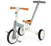 HyperMotion Tobi Rocket Tricycle Bébé 5 en 1 - Tricycle Enfant avec PÉDales Amovibles, Barre de Poussée - pour Enfants 1,5 à 5 Ans - Convertible en Draisienne, Vélo