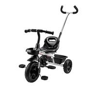 HyperMotion Tricycle bébé Tobi Vector – Évolutif 1–5 ans, poussoir réglable, roues increvables