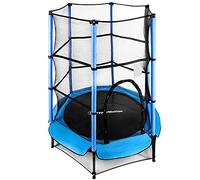 HyperMotion Trampoline de Jardin pour Enfant de 140 cm, avec Filet de sécurité, entrée à Fermeture éclair, pour Enfants de 3 Ans et Plus (Hauteur 162 cm)