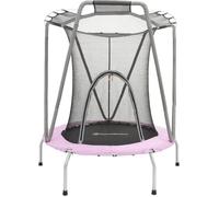 HyperMotion Trampoline Enfant 137cm avec Filet de Sécurité - 3-8 Ans (usqu'à 25 kg) - Maison et Jardin
