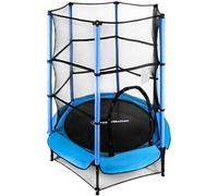 HyperMotion Trampoline pour Enfants 3 à 6 ans - 140 cm Diamètre, Jardin, Intérieur ou Extérieur - Hauteur 162 cm - Filet de protection