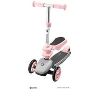 HyperMotion Trottinette Enfant Evolutive 3 en 1 Multifonction Siège pour Petit Amovible Hauteur Guidon Réglable Matériau Léger - Roues Stables -Rose Rose G
