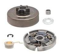 Hypersky 112 1160 2051 Kit de pignon de tambour d'embrayage compatible avec Stihl 024AV 026 PRO MS240 MS260 MS260C MS261C Tronçonneuse avec rondelle de roulement à aiguille E-Clip Rondelle d'engrenage